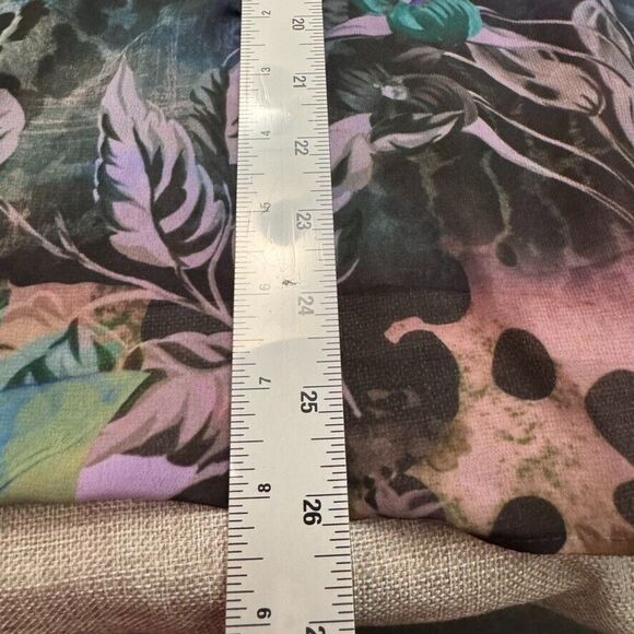 Dress Barn Woman 2X‎ Smocked Tie Dye Button Front Top, Puff Sleeve Smocked Trim - Picture 8 of 8